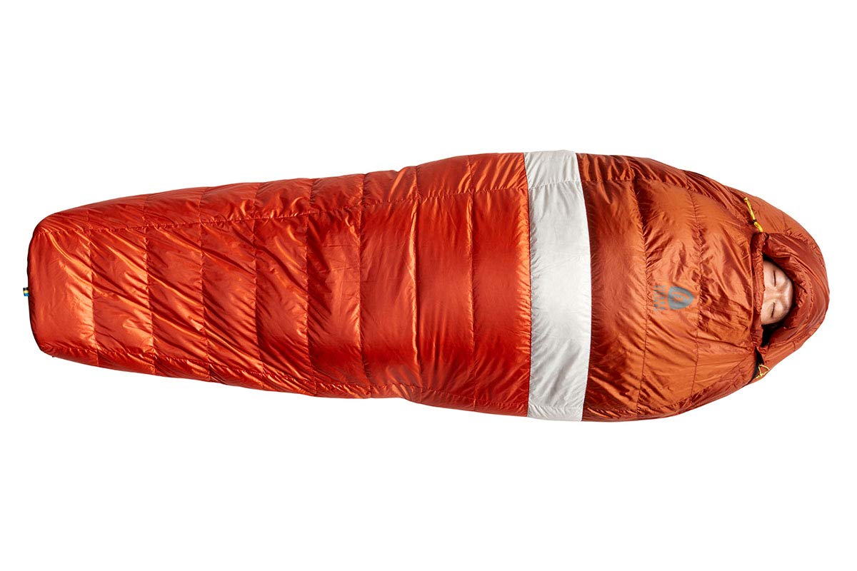 Sierra Designs Get Down 35 Degree Sleeping Bag - 550 Fill Power DriDown (PFC Free), Mummy Style Camping & Backpacking Sleeping Bags for Men & Women, Stuff Sack Included (Regular)