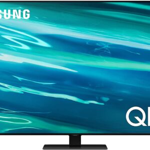 SAMSUNG 55-Inch Class QLED 4K UHD Q80A Series Direct Full Array Quantum HDR 12x, 6 - 2.2.2CH 60W Speakers, Object Tracking Sound, Smart TV with Alexa Built-In (QN55Q80AAFXZA, 2021 Model)