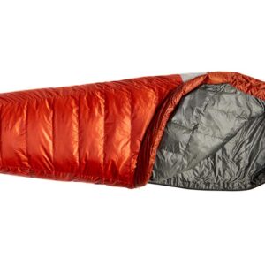 Sierra Designs Get Down 35 Degree Sleeping Bag - 550 Fill Power DriDown (PFC Free), Mummy Style Camping & Backpacking Sleeping Bags for Men & Women, Stuff Sack Included (Regular)