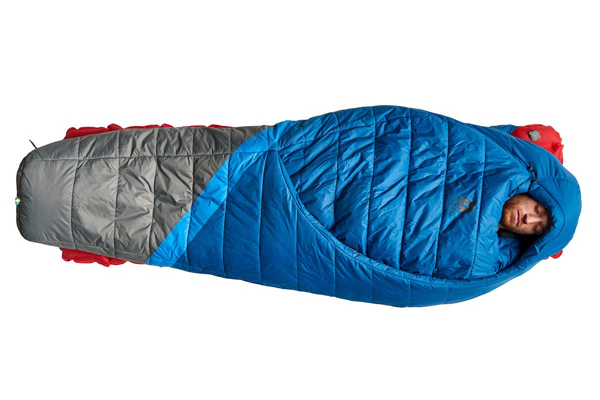 Sierra Designs Night Cap 20-20 Degree Zipperless Sleeping Bag with 100% Recycled Synthetic Insulation, Fold Over Blanket Design, Camping & Backpacking Sleeping Bag 2023 (Regular)