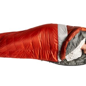 Sierra Designs Get Down 35 Degree Sleeping Bag - 550 Fill Power DriDown (PFC Free), Mummy Style Camping & Backpacking Sleeping Bags for Men & Women, Stuff Sack Included (Regular)