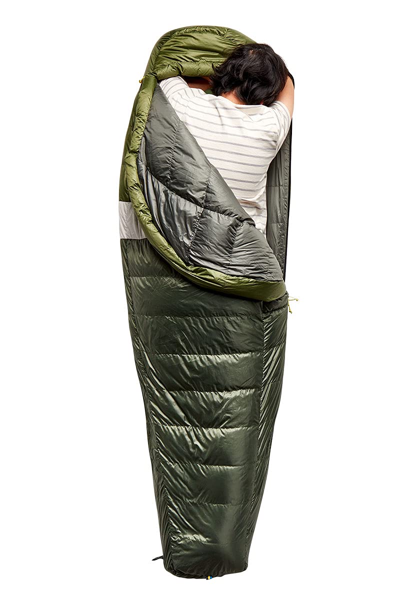 Sierra Designs Get Down 20 Degree Sleeping Bags - 550 Fill Power DriDown (PFC Free), Mummy Style Camping & Backpacking Sleeping Bags for Men & Women, Stuff Sack Included (Regular)