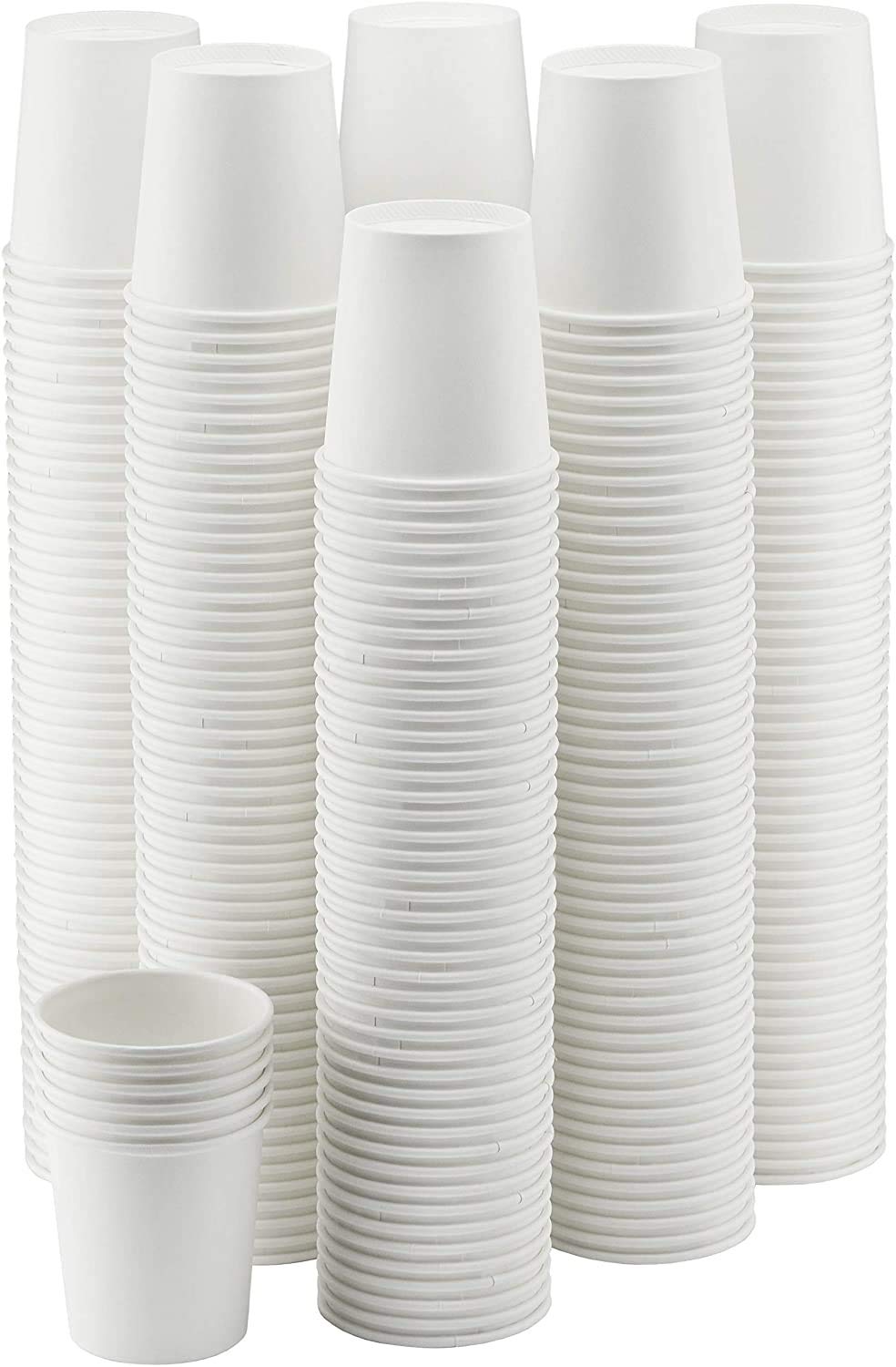 NYHI White Paper Disposable Cups 10oz Pack of 300