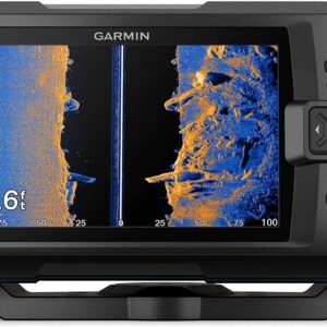 Garmin Striker Vivid 7sv Bundle with Transducer and Protective Cover, 7-inch Color Fishfinder, Vivid Scanning Sonar Color Palettes 010-02553-00