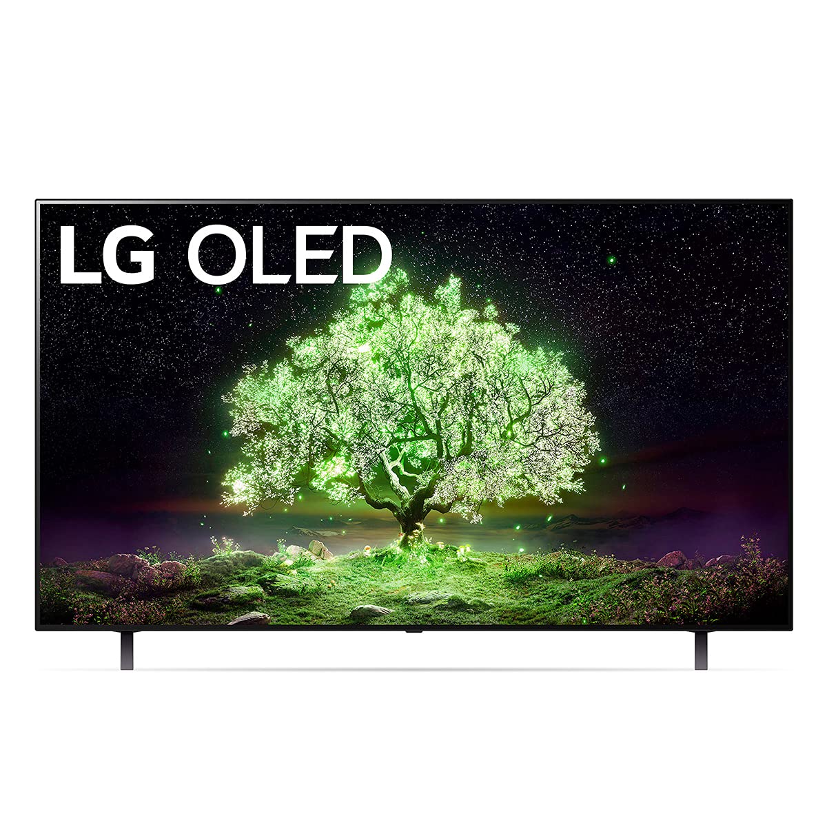 LG OLED A1 Series 55” Alexa Built-in 4k Smart TV (3840 x 2160), 60Hz Refresh Rate, AI-Powered 4K, Dolby Cinema, WiSA Ready, Gaming Mode (OLED55A1PUA, 2021)