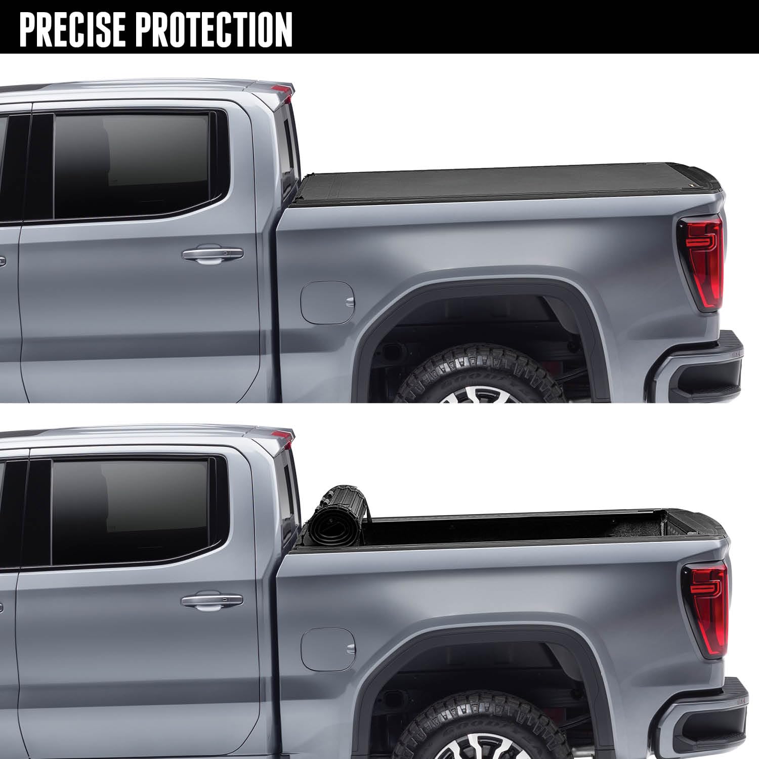 RealTruck BAK Revolver X4s Hard Rolling Truck Bed Tonneau Cover | 80339 | Fits 2021-2024 Ford F-150 (incl. Raptor/Lightning) 5' 7" Bed (67.1")