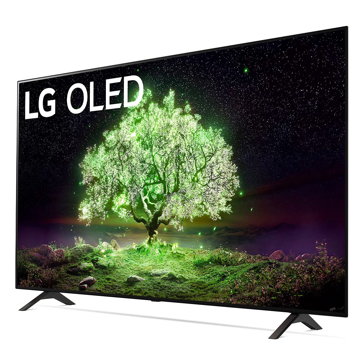 LG OLED A1 Series 55” Alexa Built-in 4k Smart TV (3840 x 2160), 60Hz Refresh Rate, AI-Powered 4K, Dolby Cinema, WiSA Ready, Gaming Mode (OLED55A1PUA, 2021)