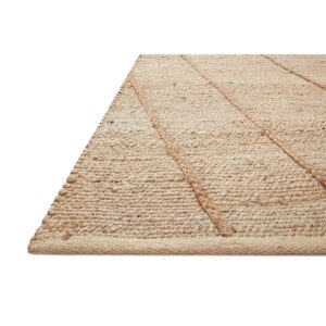 Loloi II Bodhi Ivory/Natural 2'-6" x 7'-6" Runner Rug