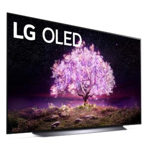 LG OLED C1 Series 83” Alexa Built-in 4k Smart TV (3840 x 2160), 120Hz Refresh Rate, AI-Powered 4K, Dolby Cinema, WiSA Ready, Gaming Mode (OLED83C1PUB, 2021)