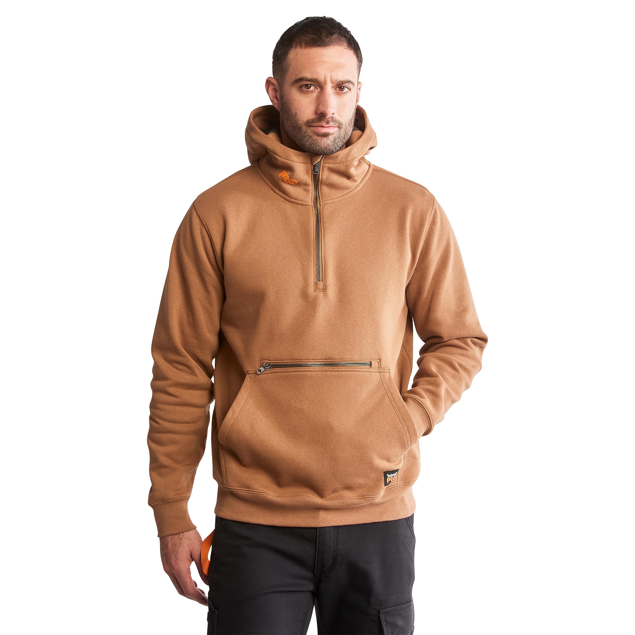 Timberland PRO mens Honcho Sport Double Duty Pullover Hooded Sweatshirt, Dark Wheat, X-Large US