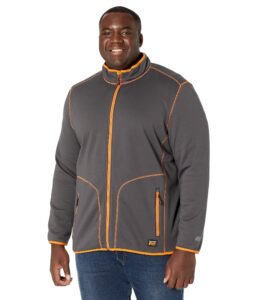 timberland pro men's big & tall ballast midlayer with abrasion resistance (big/tall), asphalt, 3xl