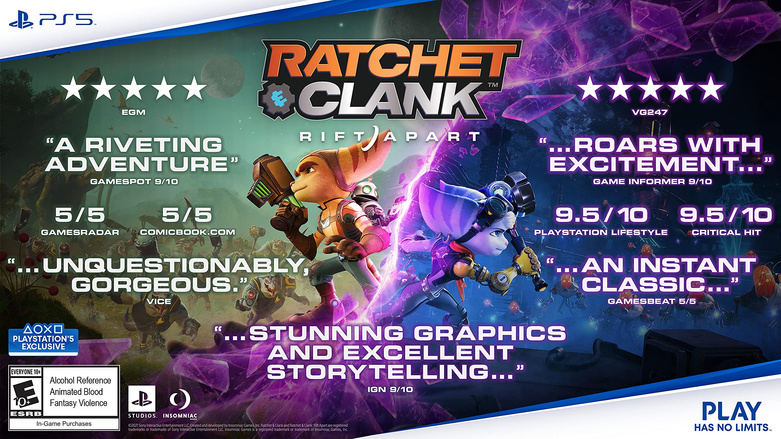 Ratchet & Clank: Rift Apart Launch Edition - Playstation 5