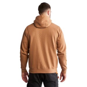 Timberland PRO mens Honcho Sport Double Duty Pullover Hooded Sweatshirt, Dark Wheat, X-Large US