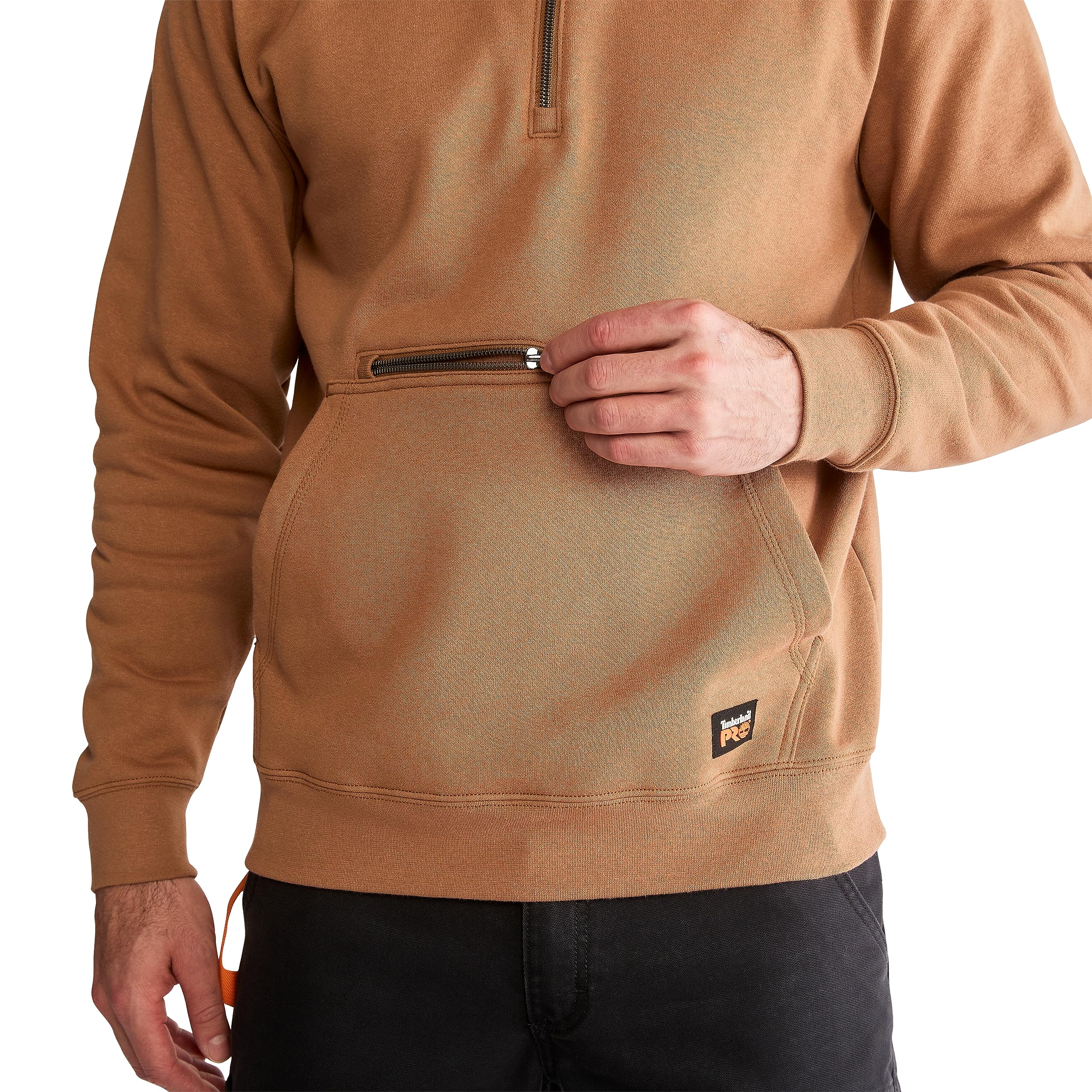 Timberland PRO mens Honcho Sport Double Duty Pullover Hooded Sweatshirt, Dark Wheat, X-Large US