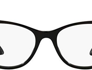 Versace VE 3292 GB1 Black Plastic Oval Eyeglasses 54mm