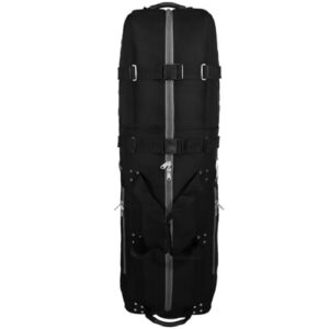 CaddyDaddy New First Class Premium Padded Golf Club Travel Cover with Wheels - Heavy Duty Golf Travel Bag for Airlines (Black), Black, L