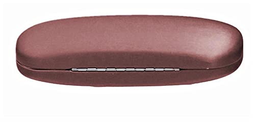 LLK SEVEN DREAMS INC Eye Glasses Case Hard Case Clam Shell Eyeglass Case With Soft Inner Lining Great As An Eye Glass Carry Case 52052 (Purple)