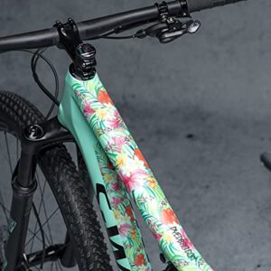 DYEDBRO - MTB Frame Protector - Fluor (Gloss / White)