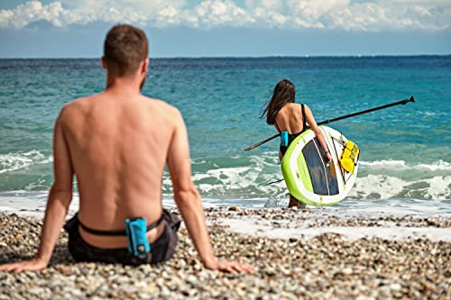 Restube Active Swimming Safety Buoy for Adults and Kids - Open Water Swim Buoy to Help Swimmers Stay Afloat - One-Pull Inflatable Mechanism Life Buoy with Whistle