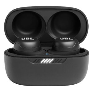 JBL Live Free NC+ - True Wireless in-Ear Noise Cancelling Bluetooth Headphones with Active Noise Cancelling, Microphone, Up to 21H Battery, Wireless Charging (Black)