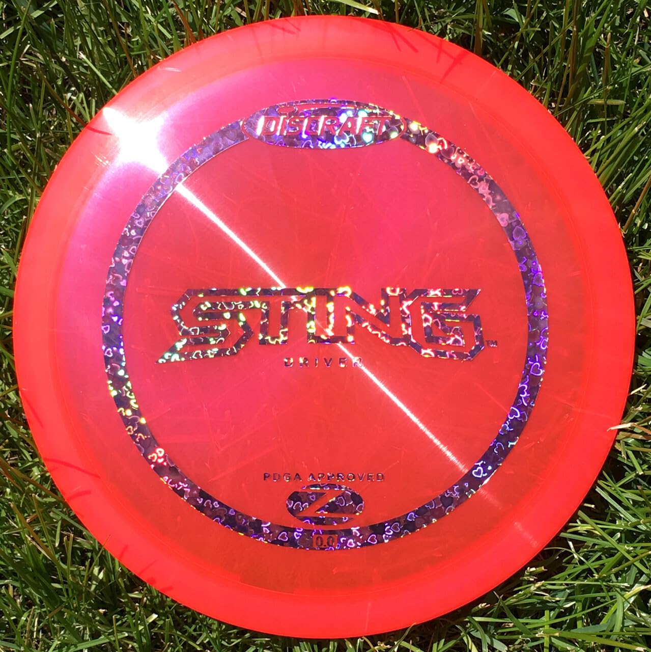 Discraft Sting (Z Line) Fairway Driver Golf Disc, Pick Weight/Color [Stamp & Exact Color May Vary] Purple 173-174 Grams