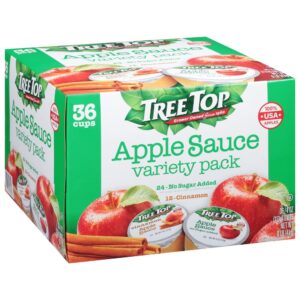 Tree Top Apple Sauce Cups Variety Pack, 4 oz., 36 Cups