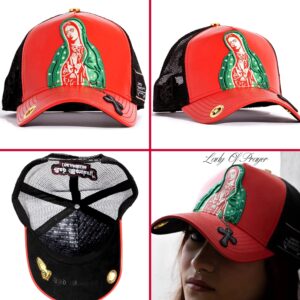 Red Monkey Designs 6 Hat Bundle 4 of Limited Edition Unisex Fashion Trucker Cap Hats + Free Bandanna.,Multicolor,One Size