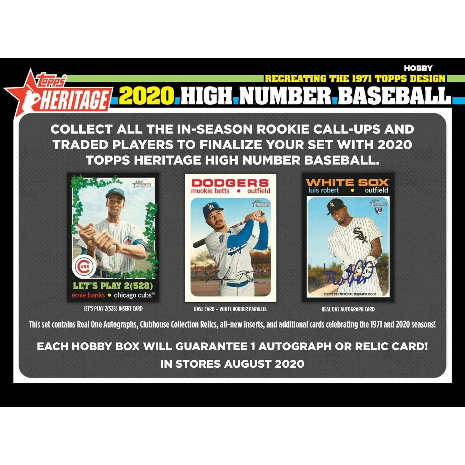 2020 Topps Heritage High Number Baseball Card Complete Set 200 Cards