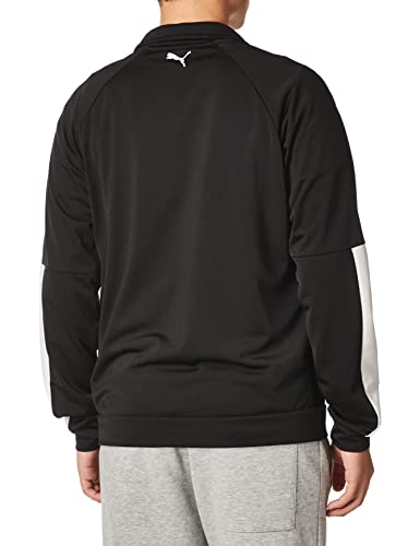 PUMA Mens 2.0 Contrast Jacket, Black/White, XX-Large US