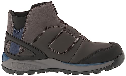 Propét Men's Valais Waterproof Hikers, Grey/Blue, 16 Medium US