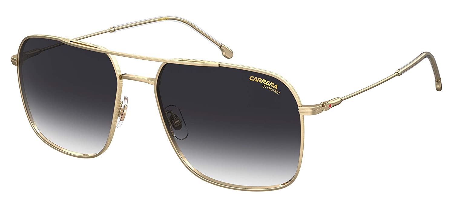 Carrera 247/S Sunglasses, Gold Grey Frame, Grey Shaded Lens, 716736360935