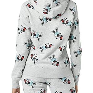 Amazon Essentials Disney | Marvel | Star Wars | Princess Women's Fleece Pullover Hoodie Sweatshirts (Available in Plus Size), Minnie Icons, Medium