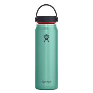 hydro flask 32 oz. lightweight trail series water bottle- stainless steel, reusbale, vacuum insulated with standard mouth