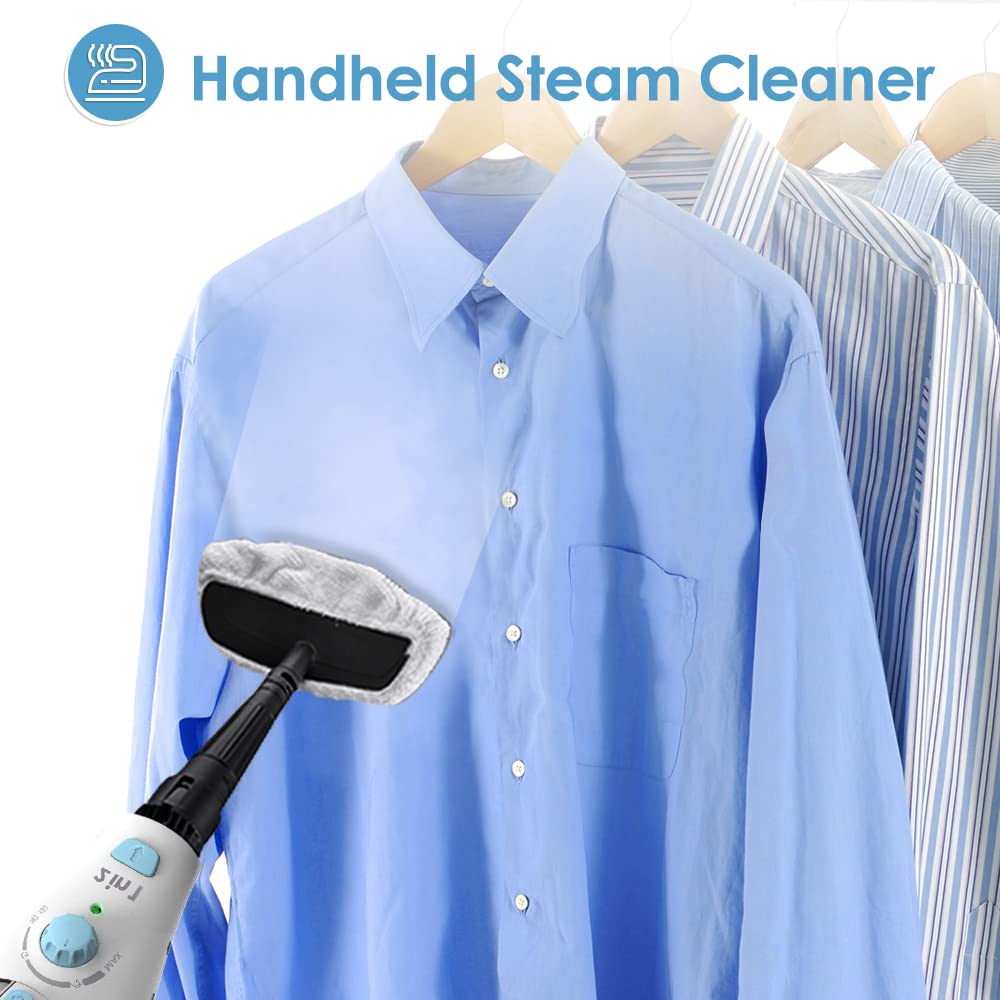 Steam Mop Cleaner 12-in-1 Handheld Steam Cleaner Detachable Floor Steamers for Hardwood Laminate Tile Floor, Multi-functional Steam Mops w/ 11 Accessories&2 Mop Pads for Home Use Carpet Kitchen Window