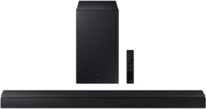 samsung hw-a450/za 2.1ch soundbar with dolby audio (2021) , black