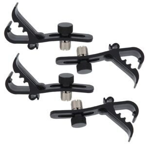 4PCS Drum Microphone Clip Microphone Securing Clips Mount Holder Shockproof Musical Instrument Supplies