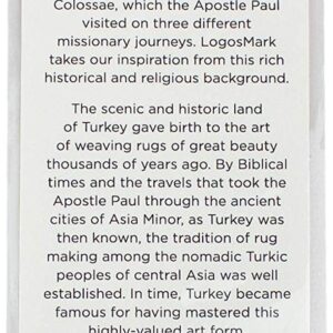 Armor of God, Bulk Pack of 6 Woven Fabric Christian Bookmarks, Silky Soft Ephesians 6:11-12 Flexible Bookmarker for Novels Books and Bibles, Traditional Turkish Woven Design, Memory Verse Gift