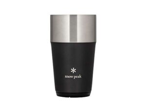 snow peak shimo tumbler 470 black one size