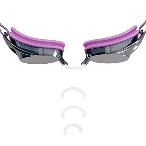 Speedo Women's Swim Goggles Mirrored Vanquisher 2.0, Archroma/Cobalt/Silver