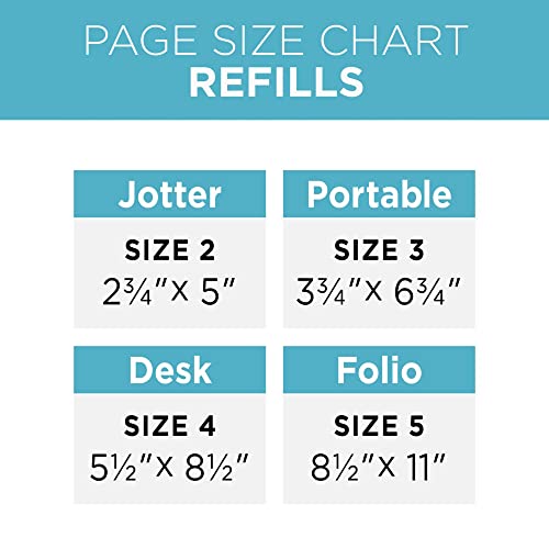 AT-A-GLANCE 2022 Daily Planner Refill by AT-A-GLANCE, 12010 Day-Timer, 5-1/2" x 8-1/2", Size 4, Desk Size, One Page per Day, Loose-Leaf (481-125)