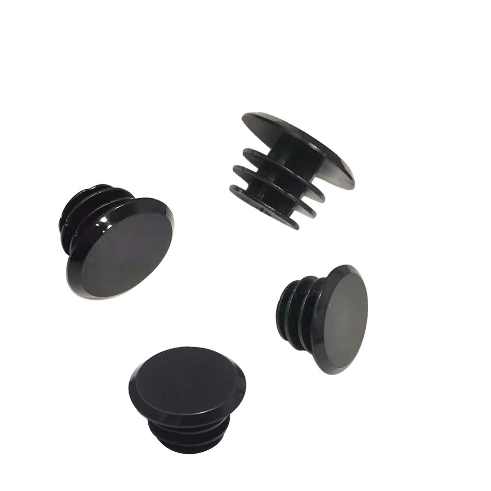 12 Pieces of Plastic Handlebar Bar End Plugs Bicycle Handlebar end caps are Suitable for Road and Mountain Bike.