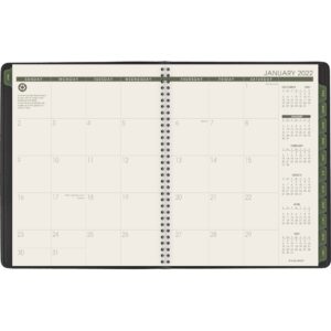 AT-A-GLANCE 2022 Weekly & Monthly Appointment Book & Planner by AT-A-GLANCE, 8-1/4" x 11", Large, Recycled, Black (70950G05)