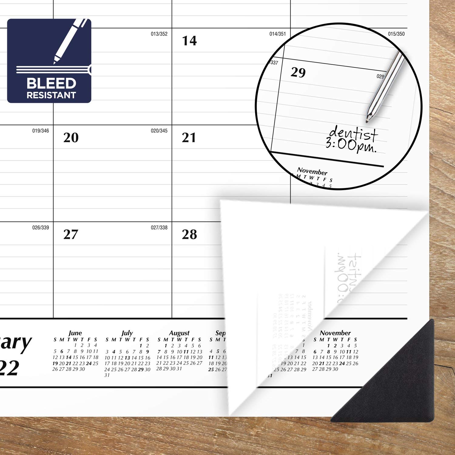 2022 Desk Calendar by AT-A-GLANCE, Monthly Desk Pad, 24" x 19", Jumbo, Ruled (SK3000)