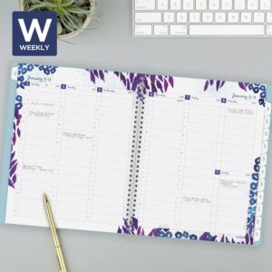 2022 Weekly & Monthly Appointment Book & Planner by AT-A-GLANCE, 8-1/2" x 11", Large, Wild Washes Teal (523-905)