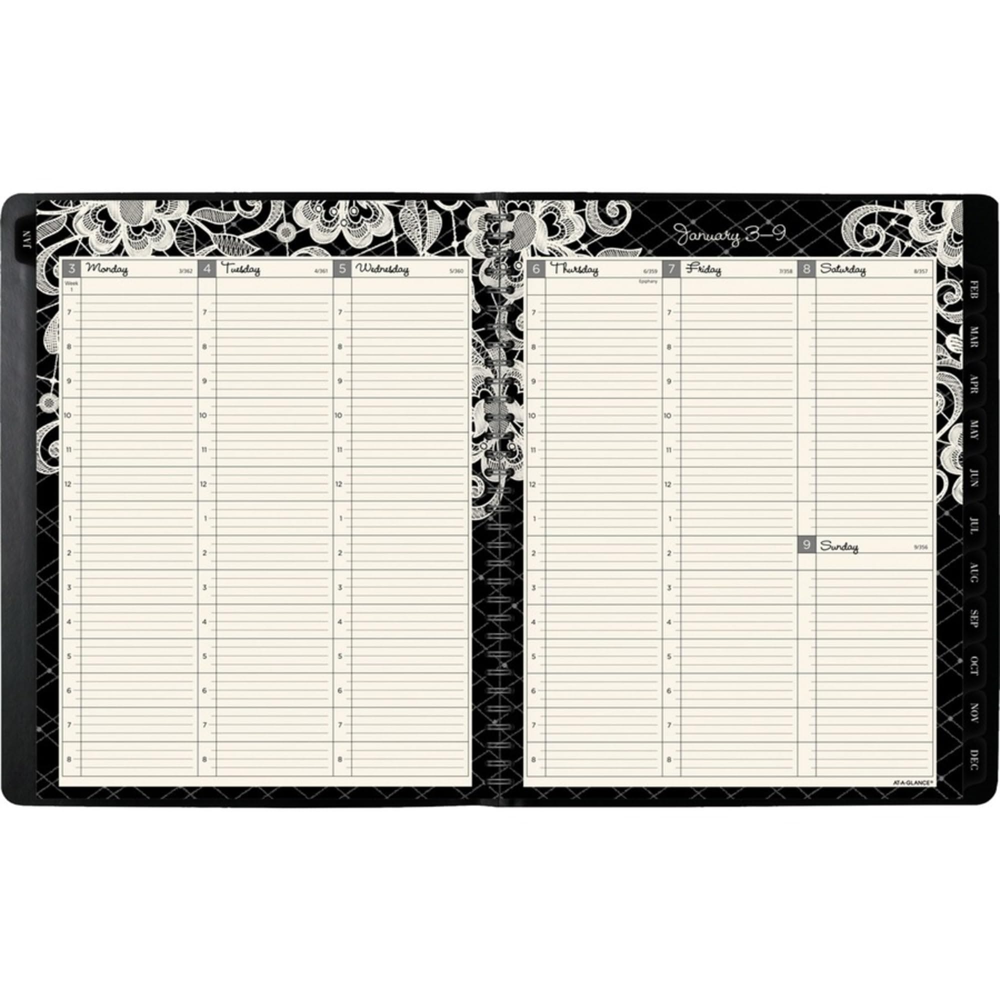 AT-A-GLANCE 2022 Weekly & Monthly Appointment Book & Planner by AT-A-GLANCE, 8-1/2" x 11", Large, Lacey (541-905)