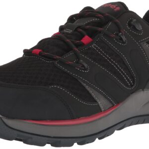 Propét Men's Vercors Hiking Shoe,Black/Red,16 XX-Wide