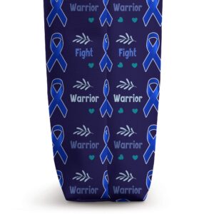 Colon Cancer Warrior Blue Cancer Ribbon Fighter Gifts Tote Bag