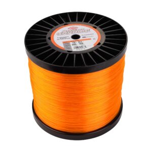 berkley prospec® chrome, blaze orange, 30lb | 13.6kg, 5000yd | 4572m monofilament fishing line, suitable for saltwater environments