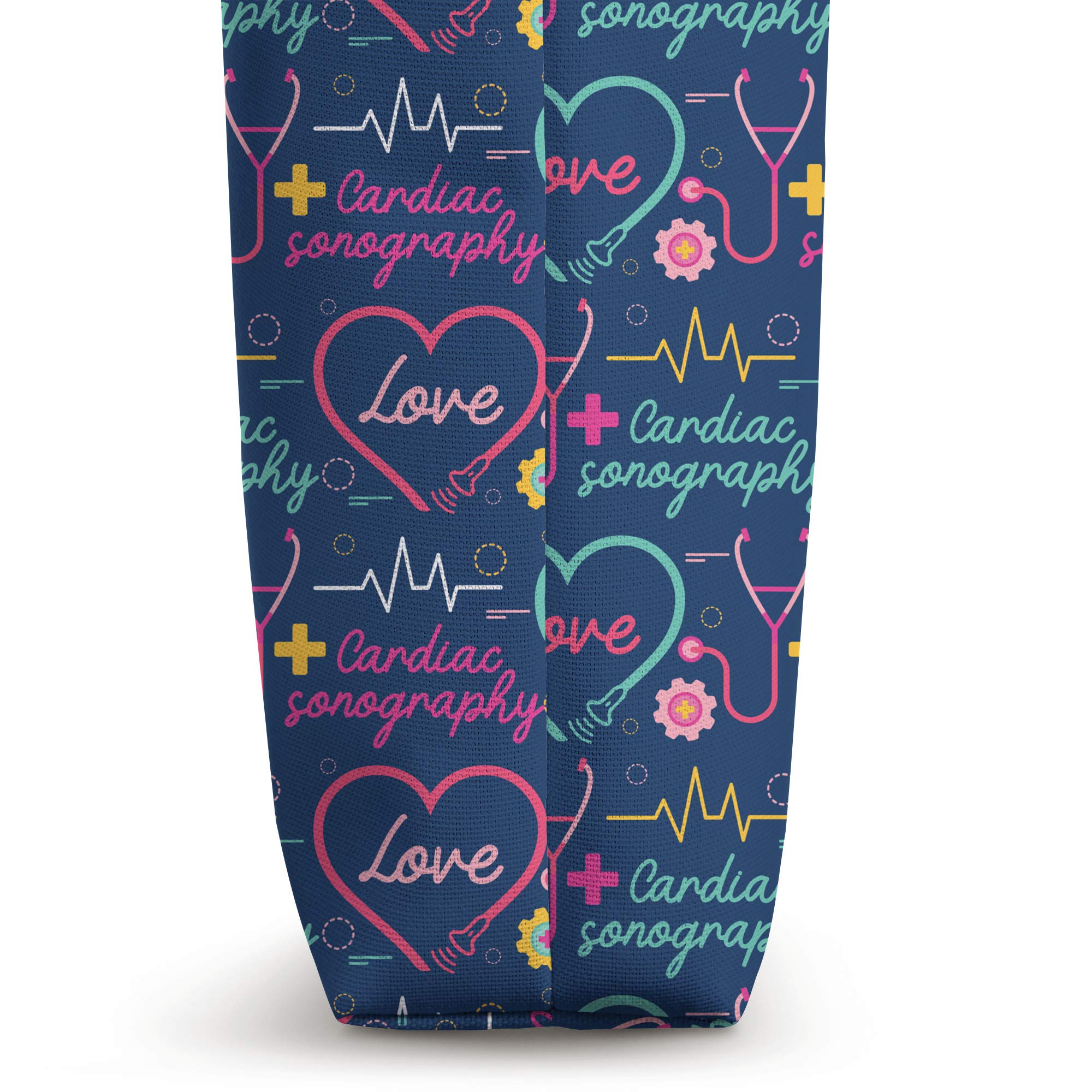 Cardiac Sonography Love Echocardiographers Sonographer Gifts Tote Bag