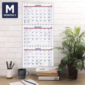 2022 Wall Calendar by AT-A-GLANCE, 12" x 27", Large, Move-A-Page, Three-Month (PMLF1128)